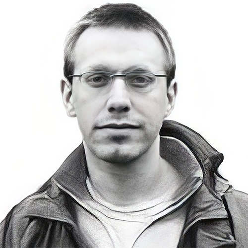 B&W Portrait of Daniel Tammet